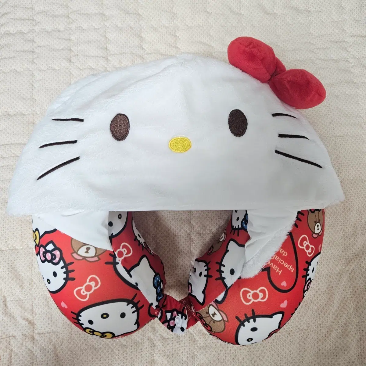 헬로키티 목베개