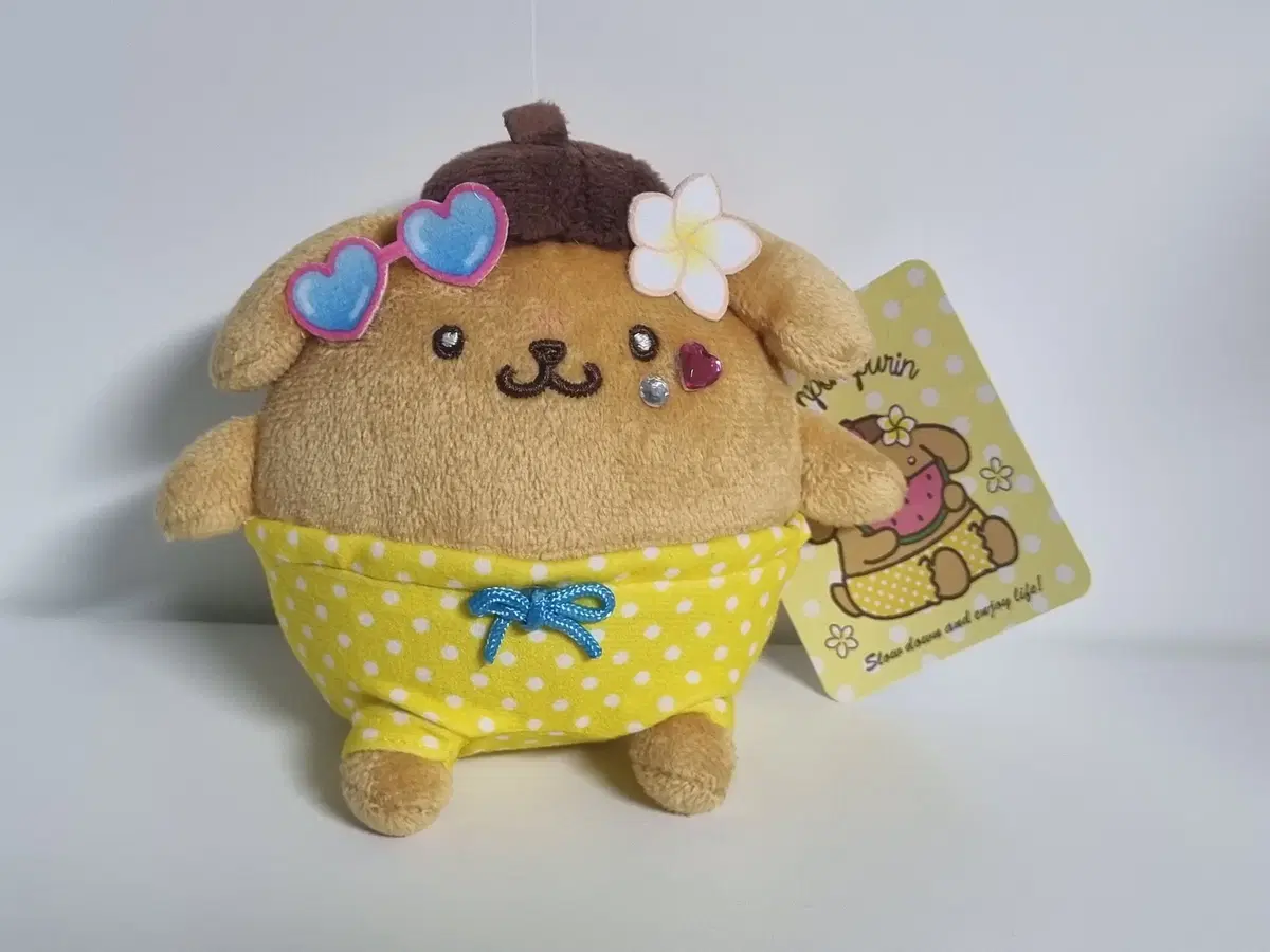 산리오 폼폼푸린 갸루 태닝 누이 마스코트 인형키링
