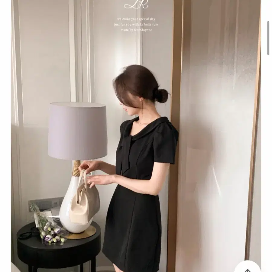 프롬데이원 아드리엘 하객룩 원피스(S, 기장추가)
