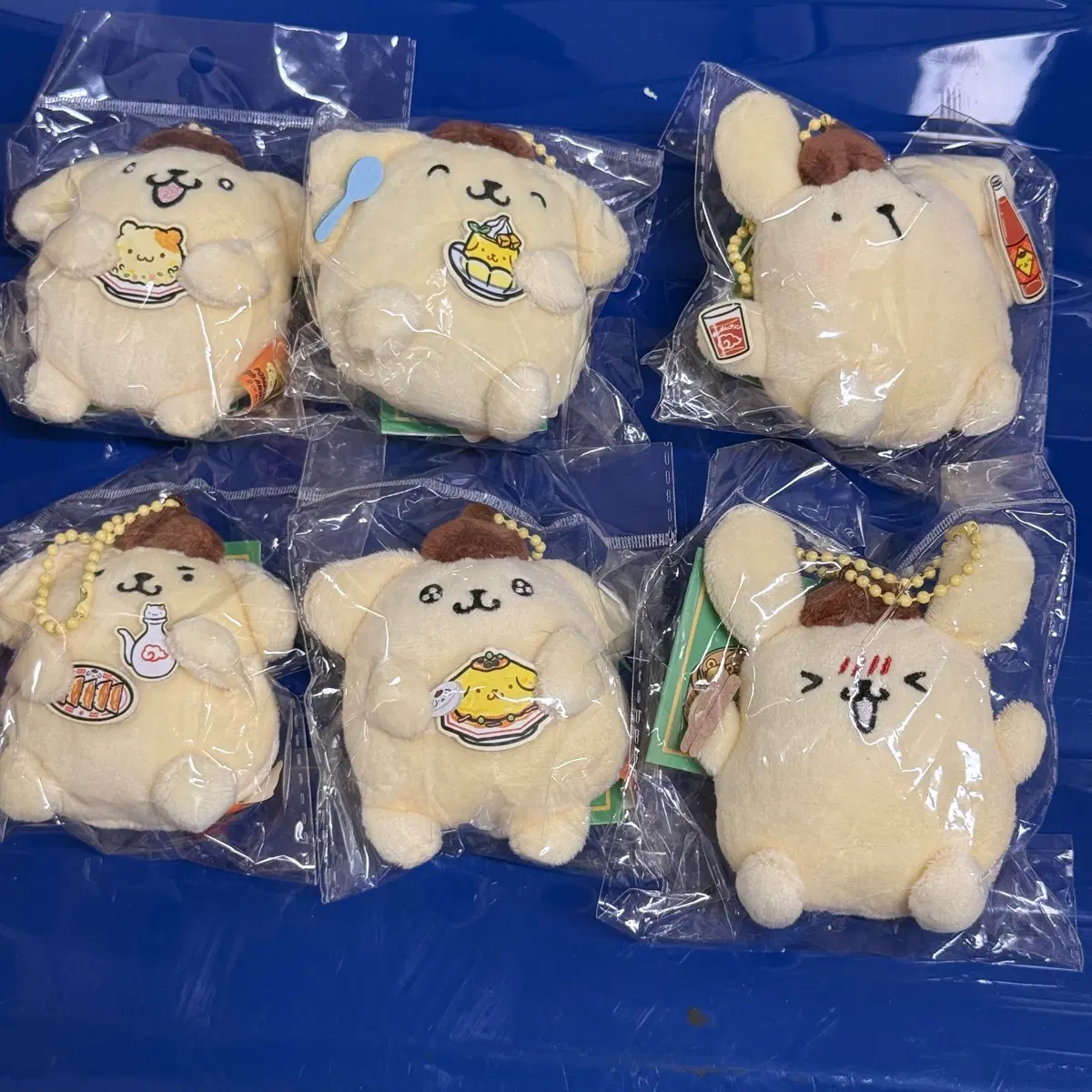 폼폼푸린 와앙만두 팝업 납작인형 6종 세트