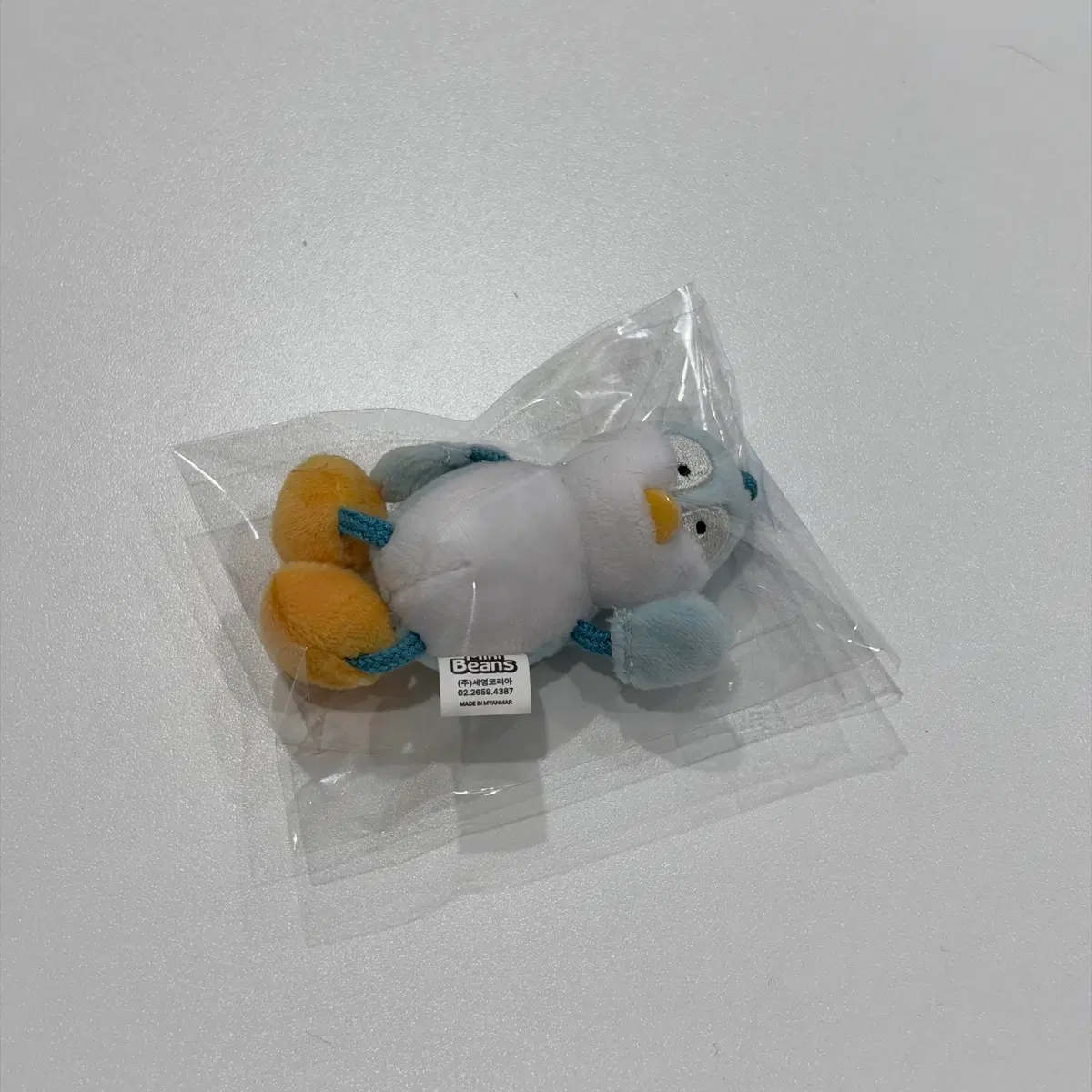 무료나눔) 미니빈즈 미니 펭귄 인형 키링