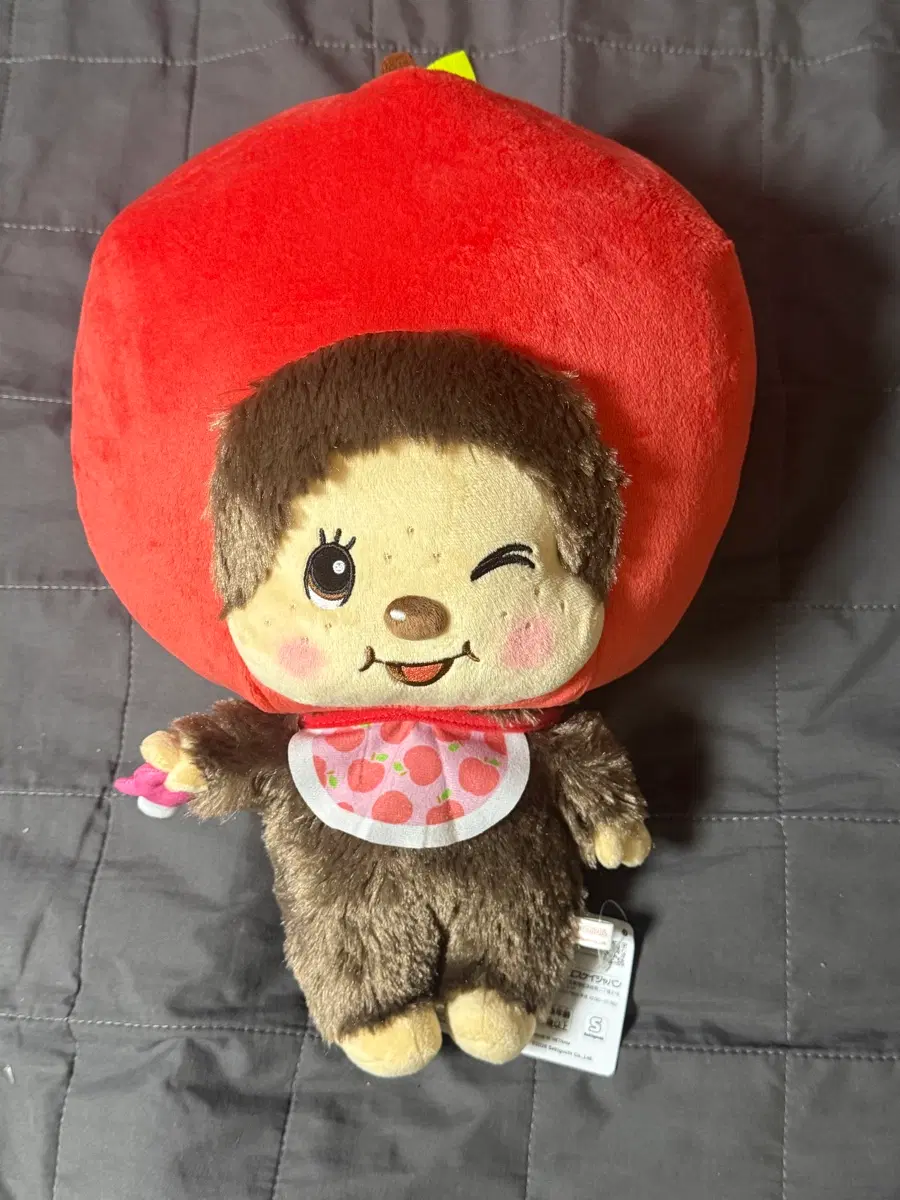 (약 40cm) 사과 몬치치 봉제인형