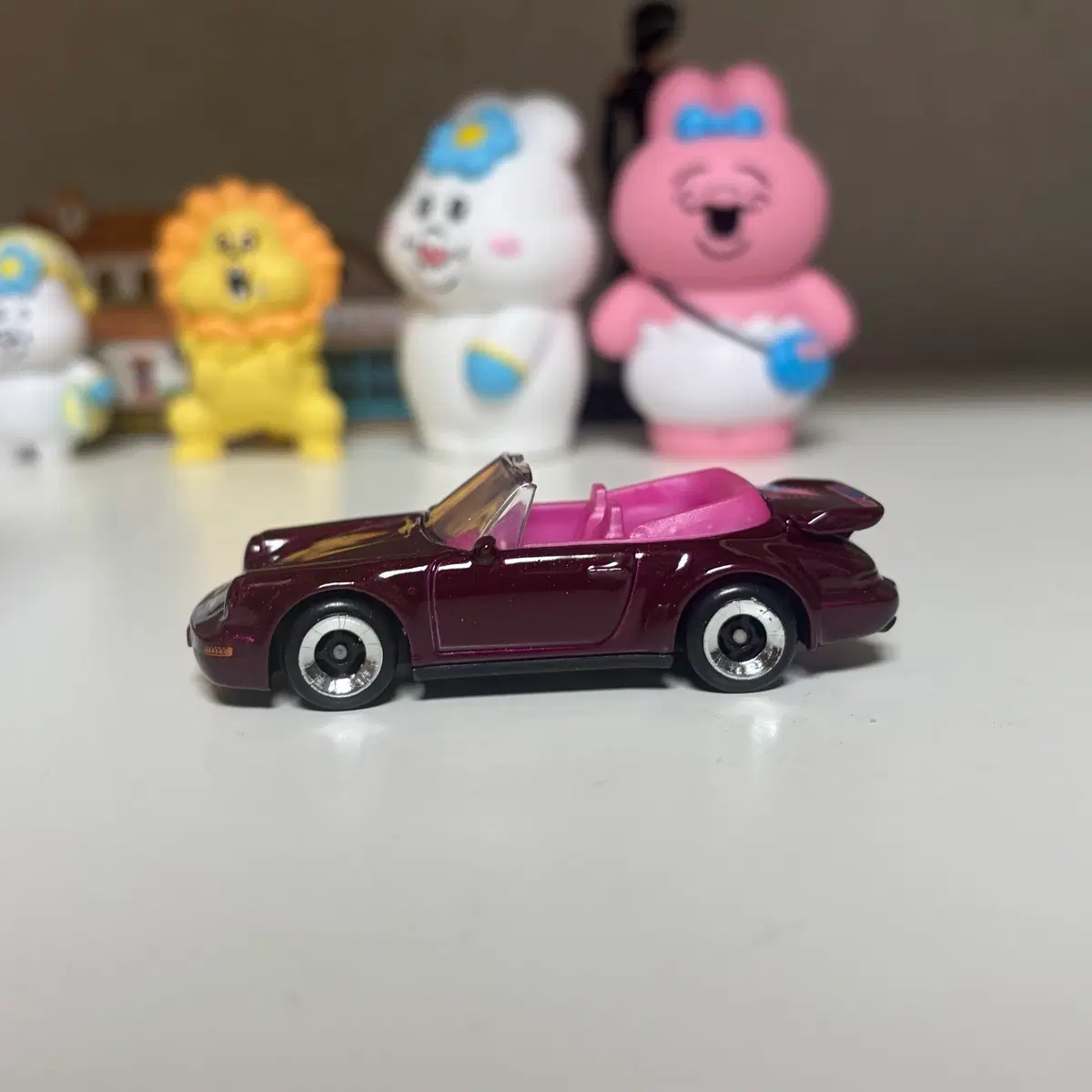 핫휠 포르쉐 911 카브리올레 버건디 미니카 다이캐스트