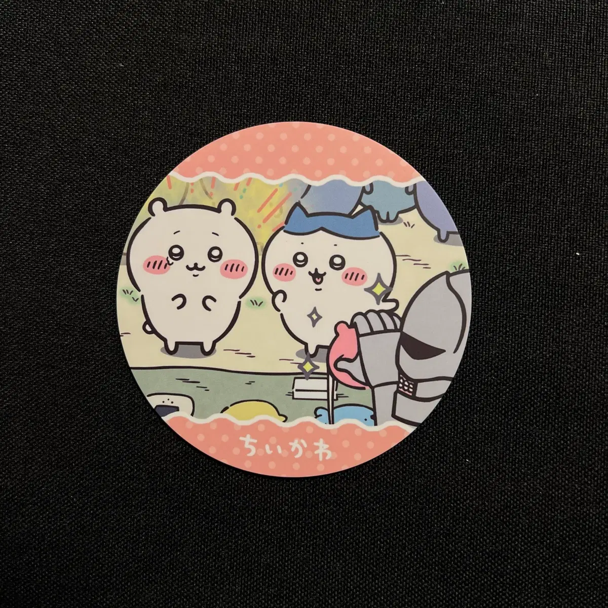 (새상품) 치이카와 컵 코스터 컬렉션 먼작귀 극장판 지류 굿즈 카드 하치와레 포쉐트 갑옷