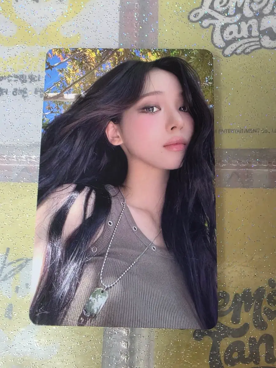 에스파 카리나 레모네이드 kms 특전포카 하자있음