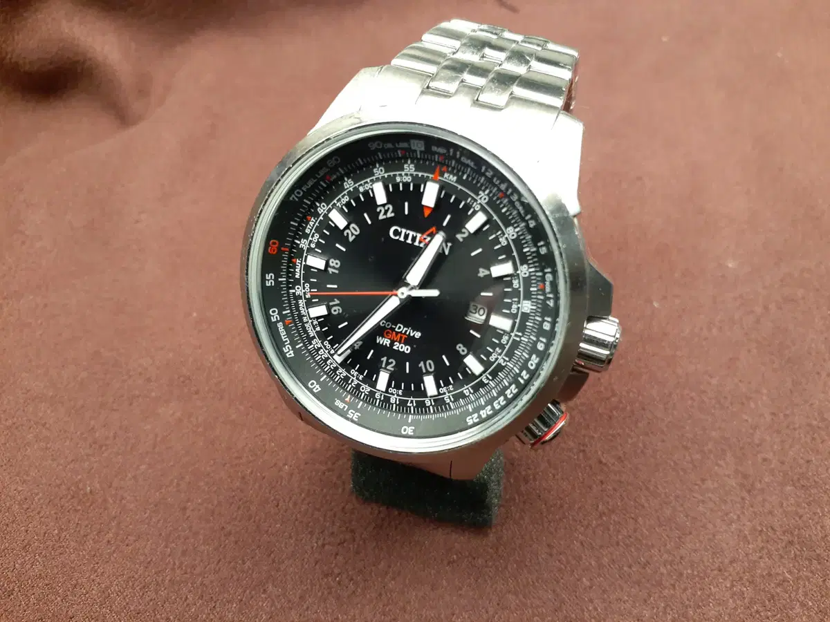 시티즌 gmt 파일럿 에코드라이브