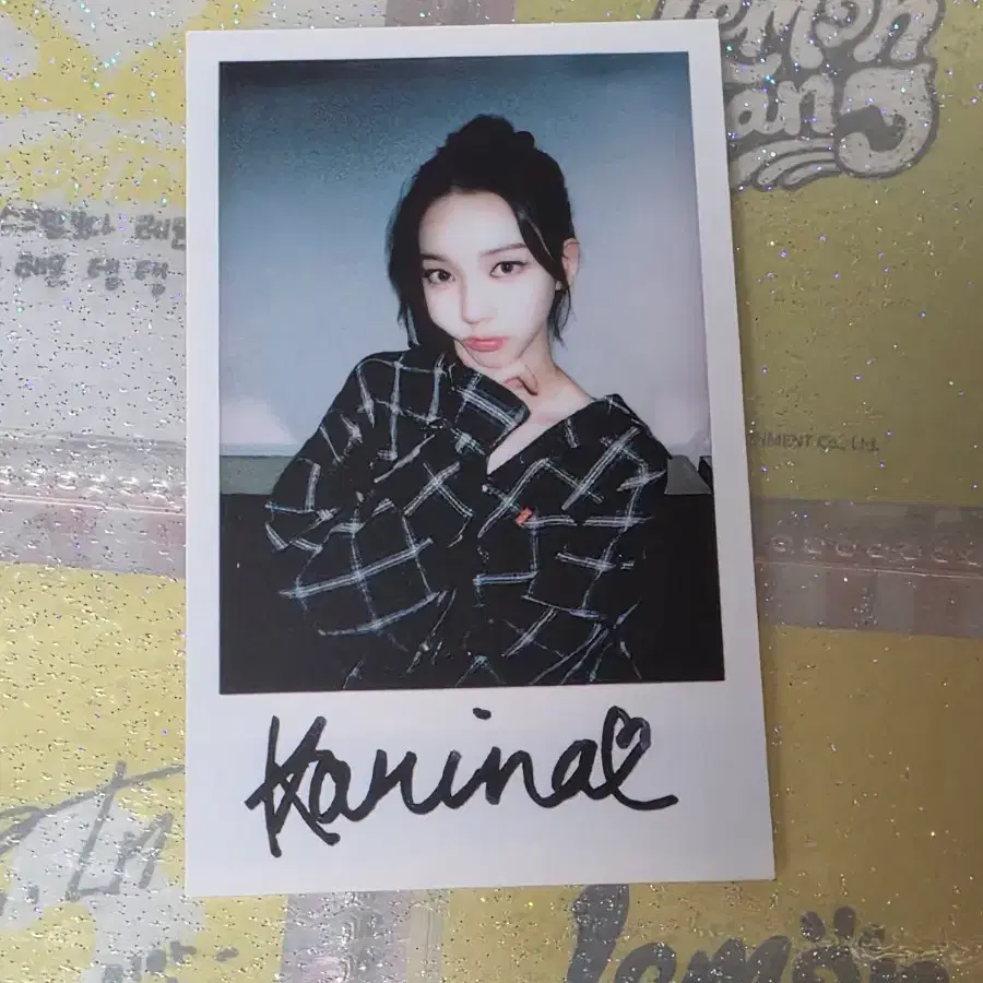에스파 카리나 걸스 kms 럭드 럭키드로우 포카 폴라