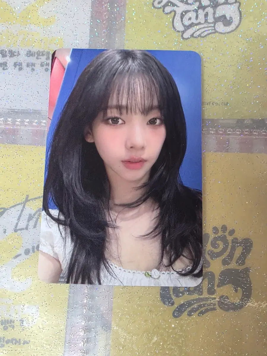 에스파 카리나 더티워크 애플뮤직 특전 포카