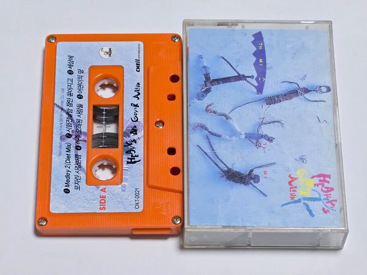 [희귀/카세트] 헤비스 (Heavy's) 1집 - No Cover Album (노가바) Tape (1993)
