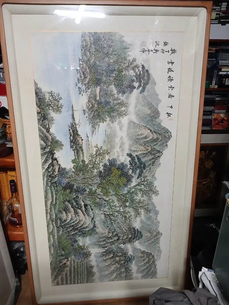 동양화 산수화 액자