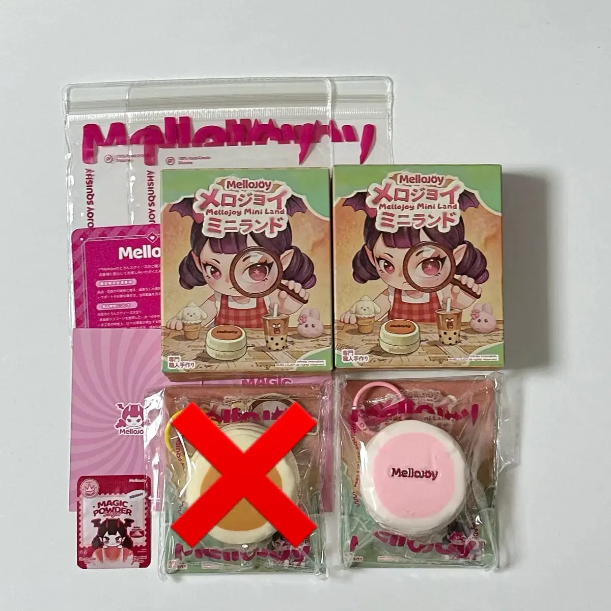 Mellojoy 멜로조이 말랑이 스퀴즈 미니랜드 수플레 딸기 수플레
