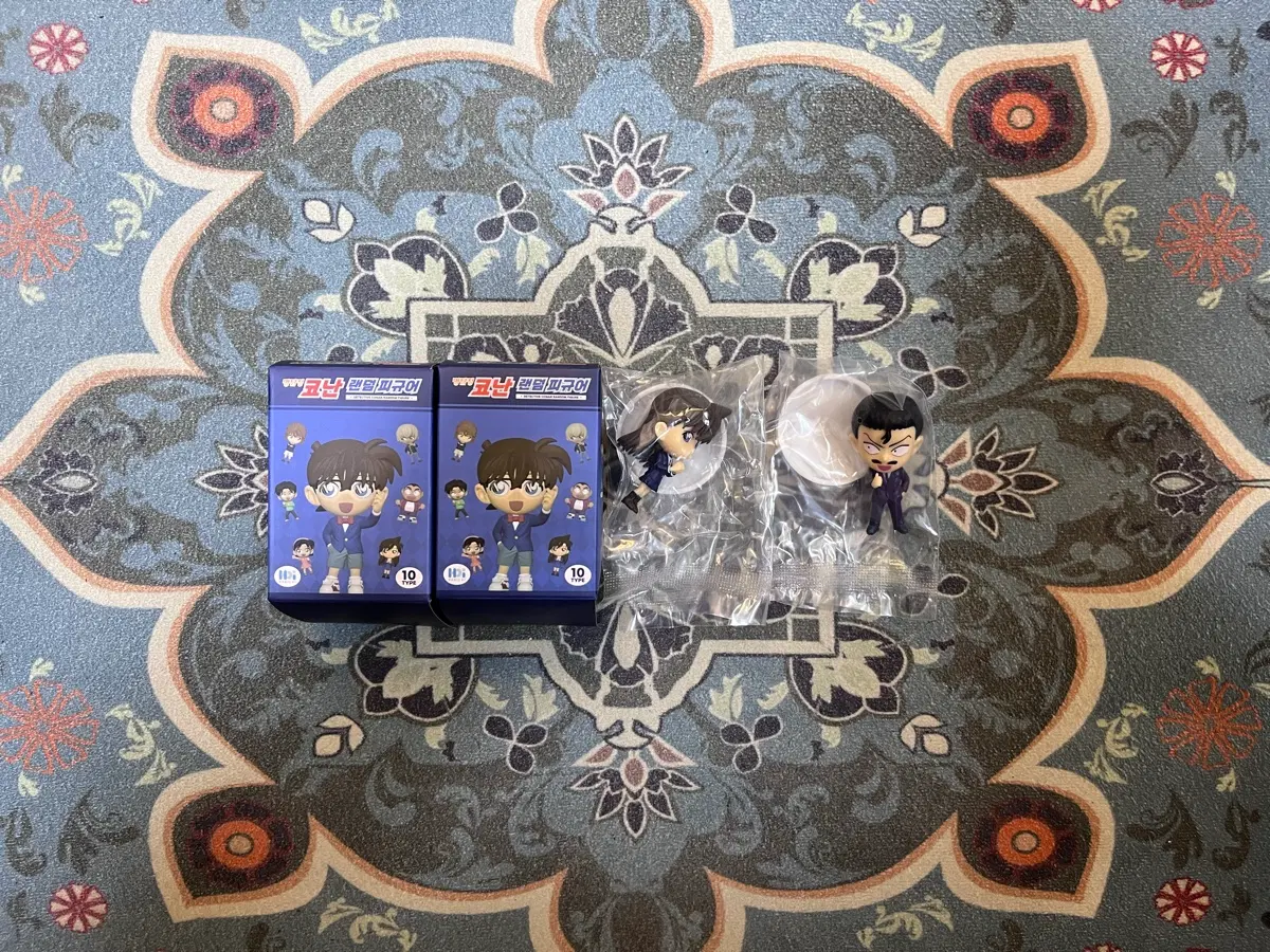 명탐정 코난_랜덤 피규어 유명한,유미란 세트 새상품