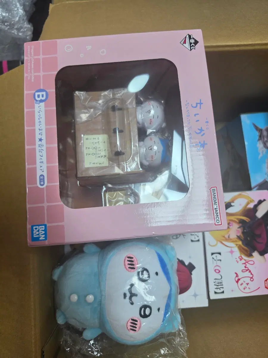 [미개봉]제일복권 b상 치이카와 온천 피규어+하치와레 파자마