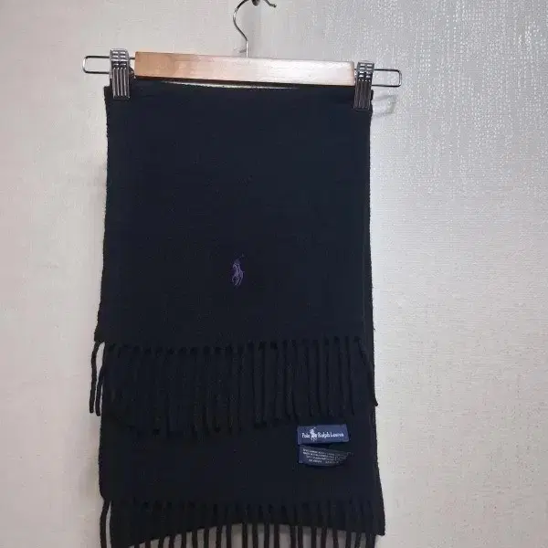 폴로 랄프로렌 램스울 머플러 술포함 180CM 26CM폭