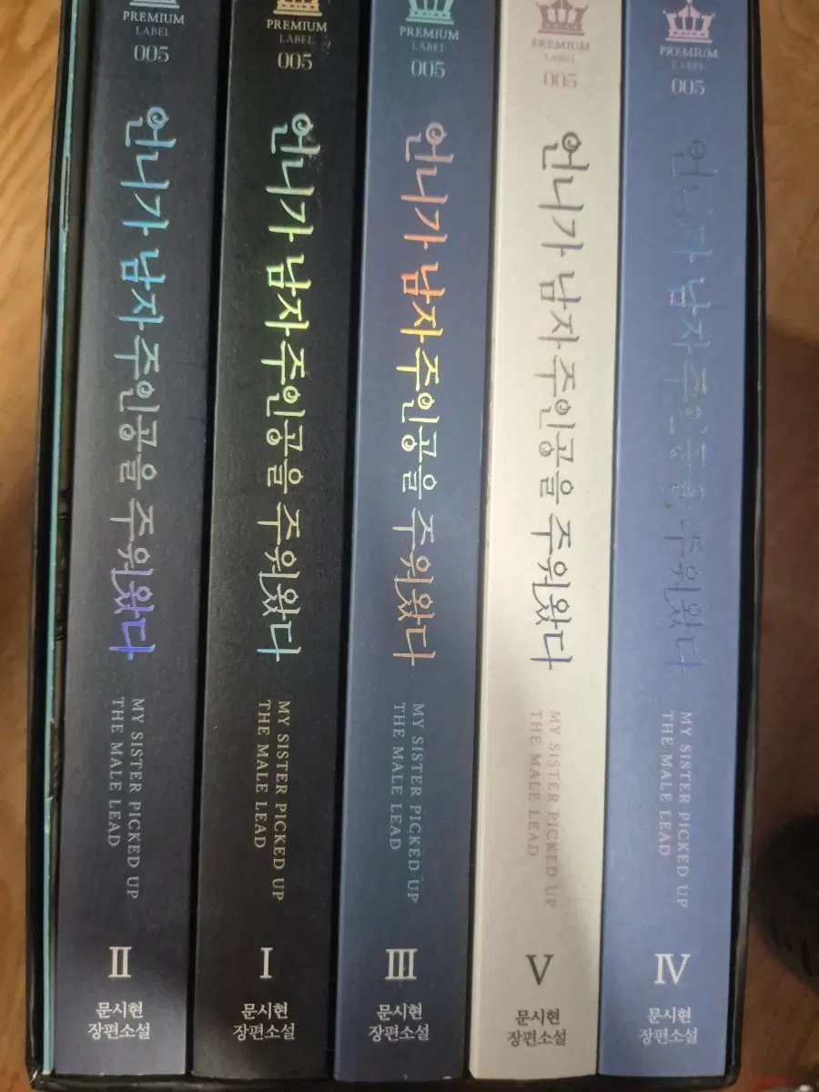 문시현 작가님 언니가 남자 주인공을 주워 왔다 한정판 세트 (전 5권 + 북케이스 + 웹툰 소책자