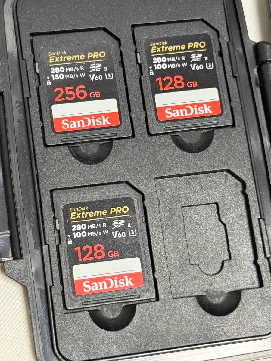 샌디스크 익스트림 프로 SD카드, 메모리카드