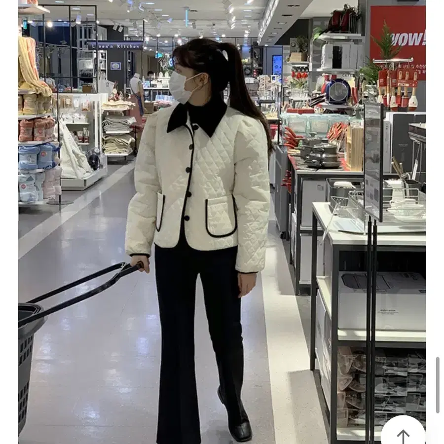 헤이글 가브리엘 패딩자켓 아이보리