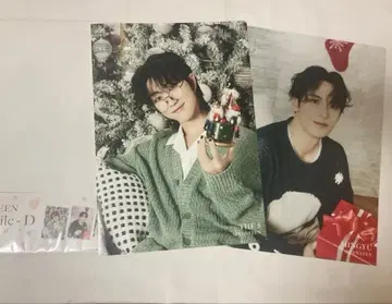 [미사용] 민하오 민규 세븐일레븐 크리스마스 클리어 파일 세트