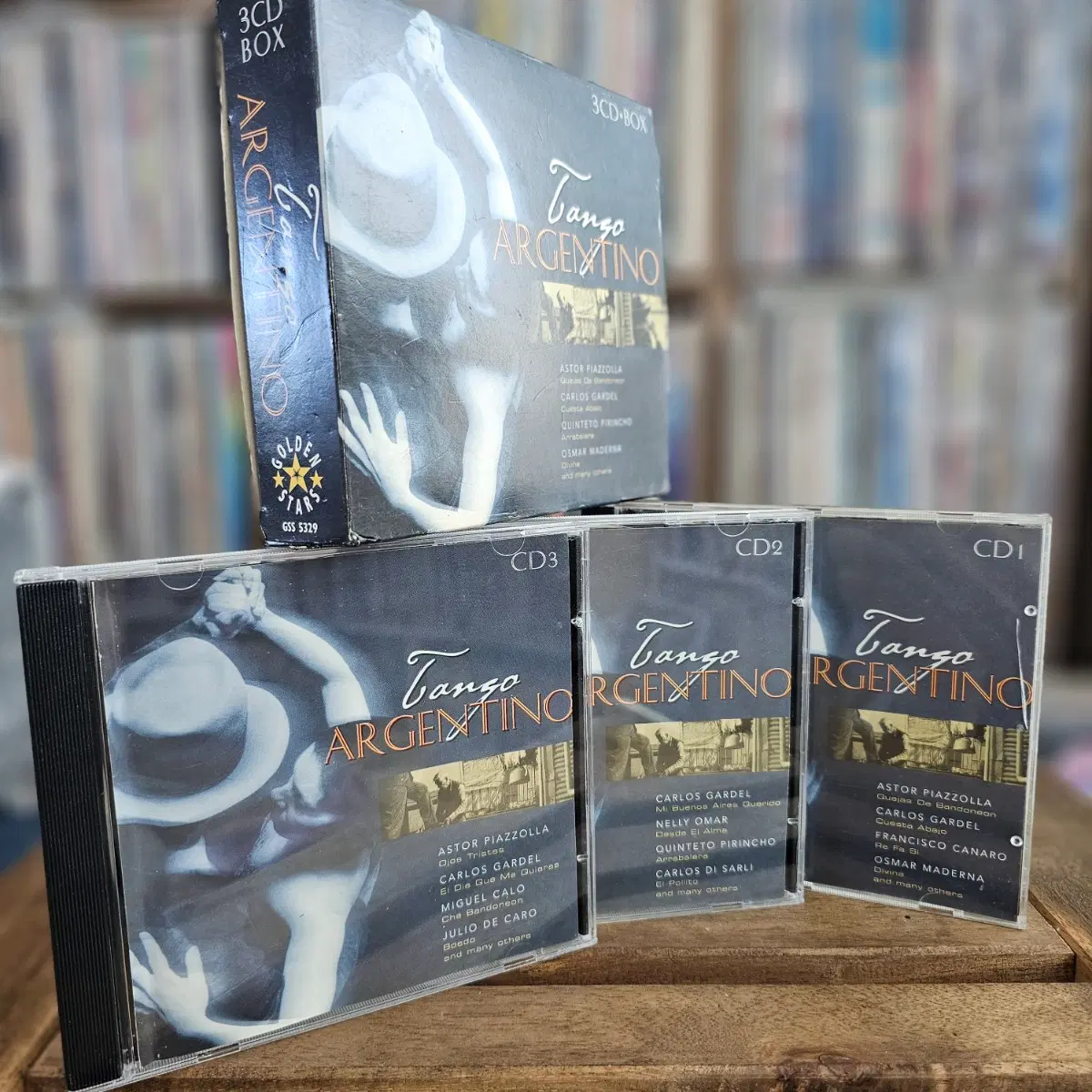 (2001년 3CD, 유럽반) 아르헨티나 탱고 컴필레이션  박스 세트 3CD