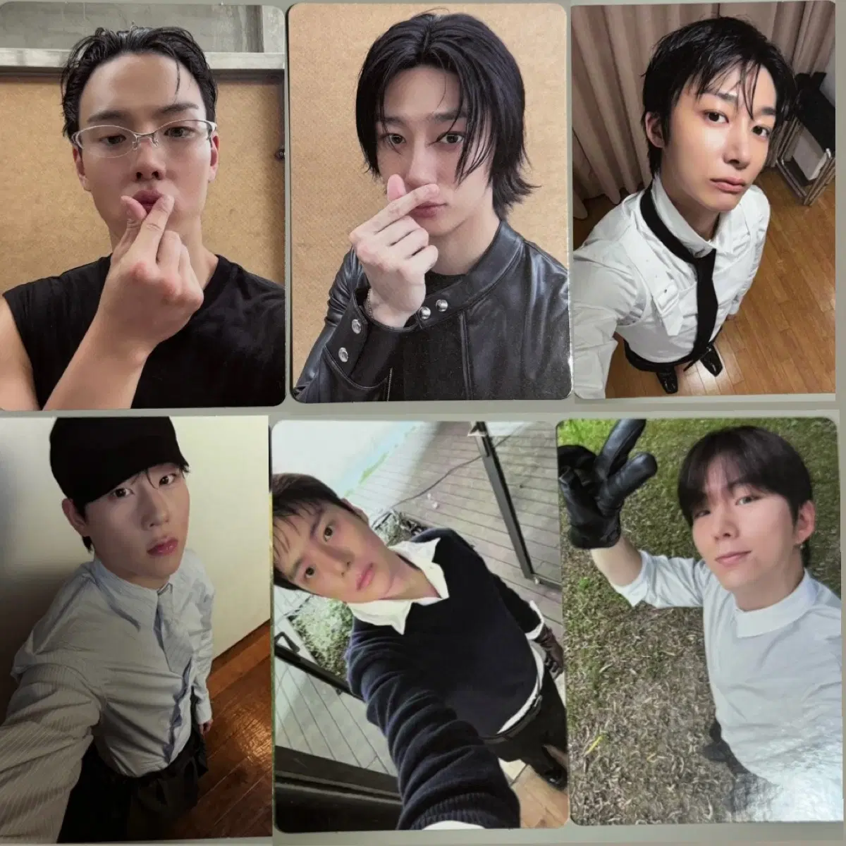 Monstax Monsta X broadcast poca pre-record Reverse Tribute photocard Shownu Minhyuk Kihyun Hyungwon Joohoney