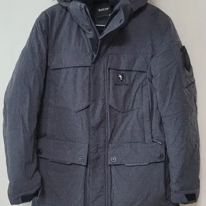 블랙야크 남성 다운자켓 그레이색 95 사이즈