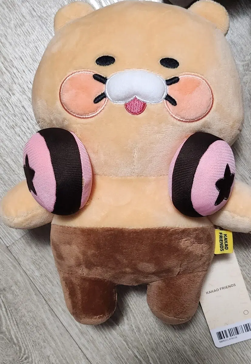 카카오프렌즈 헤드폰 춘식이 인형 중형