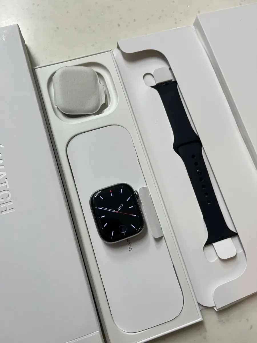 애플워치10티타늄 42mm 내추럴 SS급