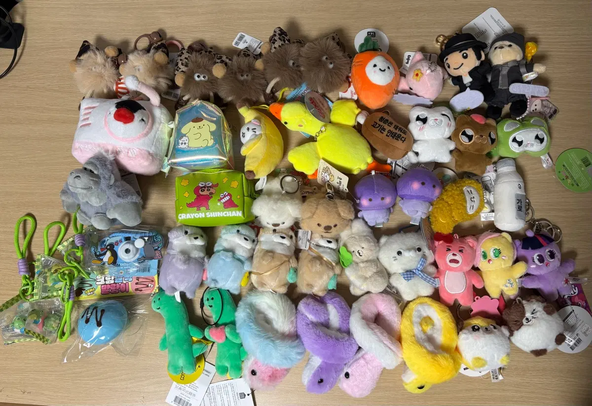 인형 키링 개당 천원