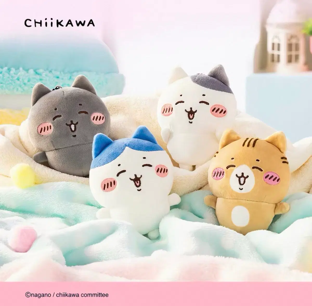 치이카와 먼작귀 하치와레 고양이 친구들 마스코트