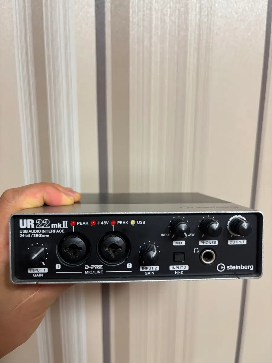 스타인버그 UR22 mkII USB 오디오 인터페이스