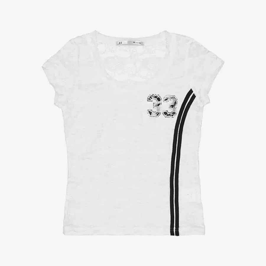 셋업이엑스이 33 LACE TOP / WHITE