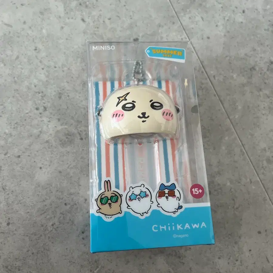먼작귀 랏코 미니소 풍등 키링