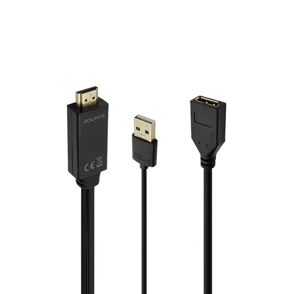 HDMI 1.1 to DisplayPort 1.2 M/F 젠더 0.3m
