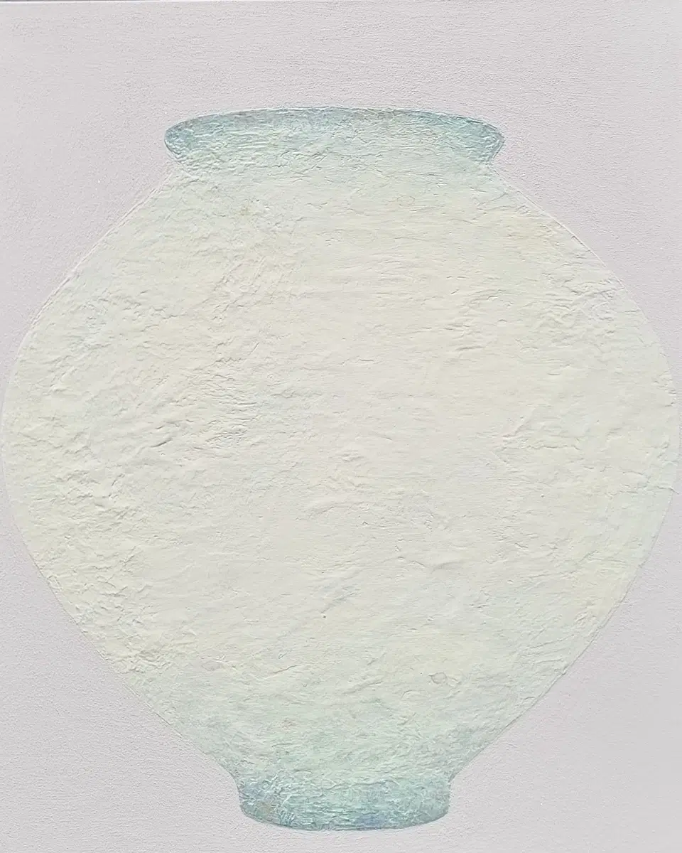 정애린 작가 달항아리 그림