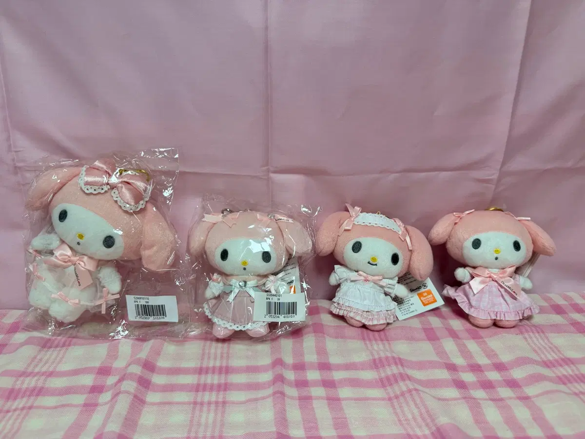 마이멜로디 디어마이러브 디마럽 마스코트 4종 일괄