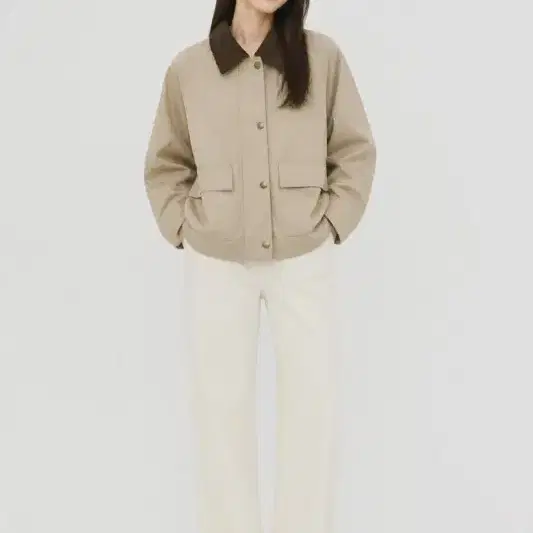 탑텐 베이지 여자 85 자켓 O5550