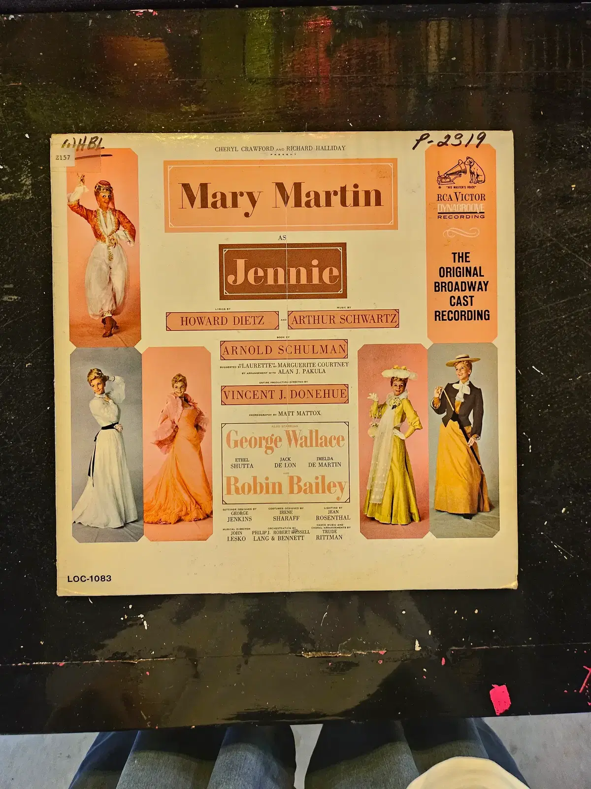 1963년에 무대에 올린 뮤지컬 <제니(Jennie)>의 오리지널 브로드웨이 캐스트 레코딩(Original Broadway Cast Recording) 음반