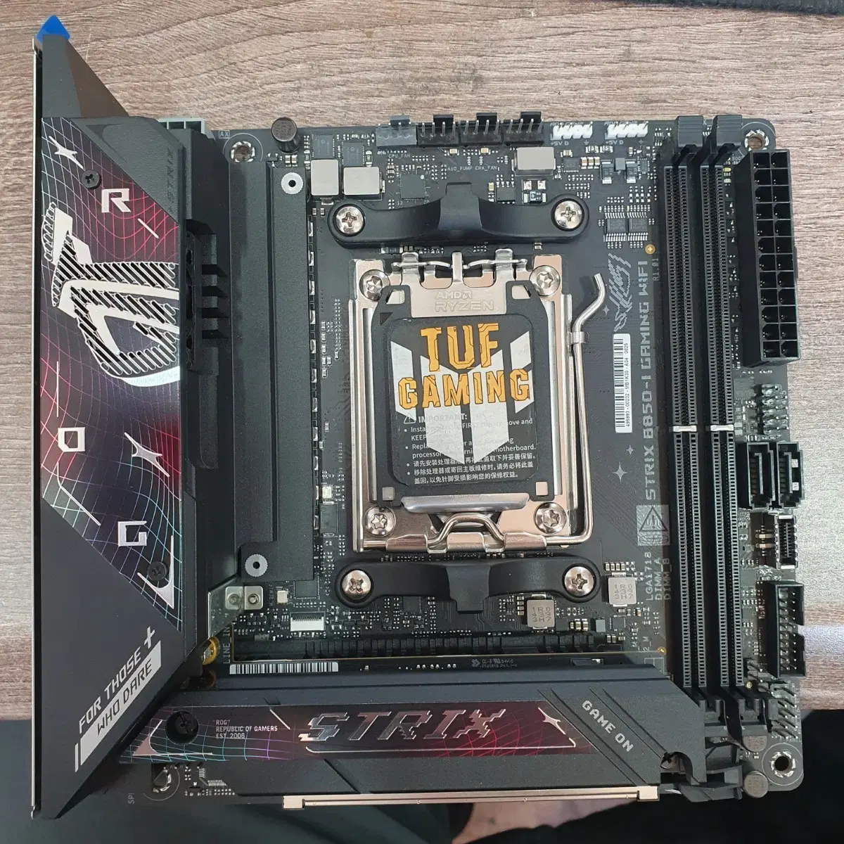 ASUS STRIX B850-I GAMING WIFI STCOM ITX메인보드