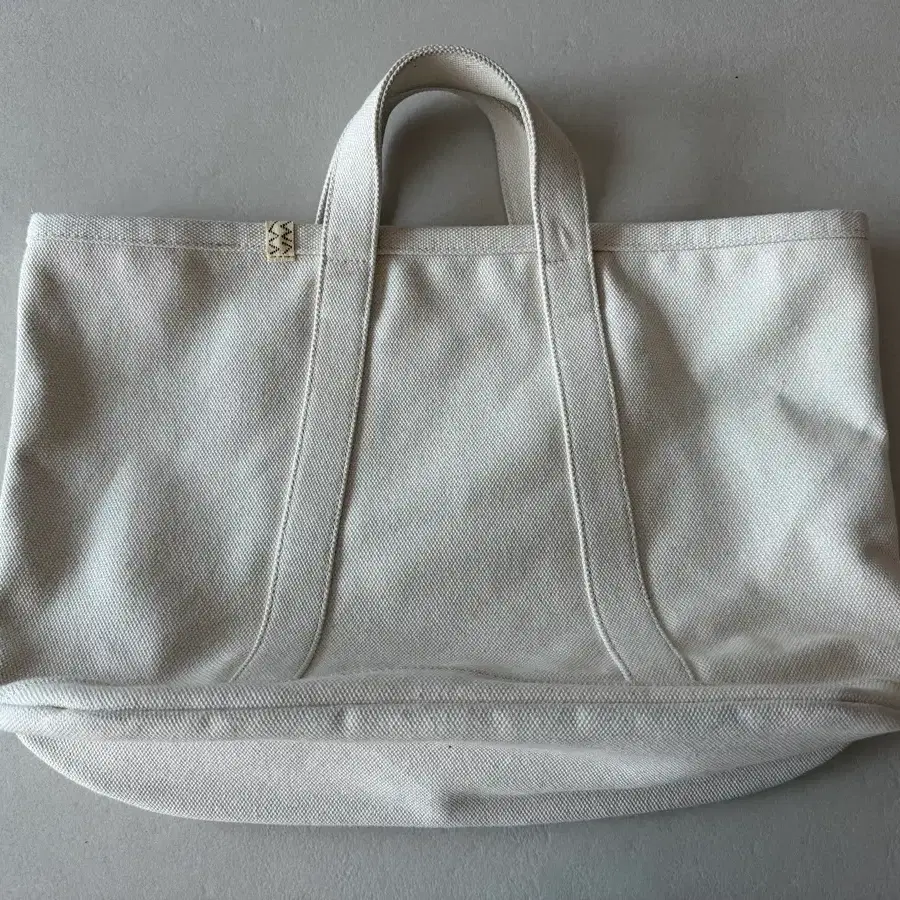 HITE 26SS CANVAS RIME TOTE MEDIUM IVORY