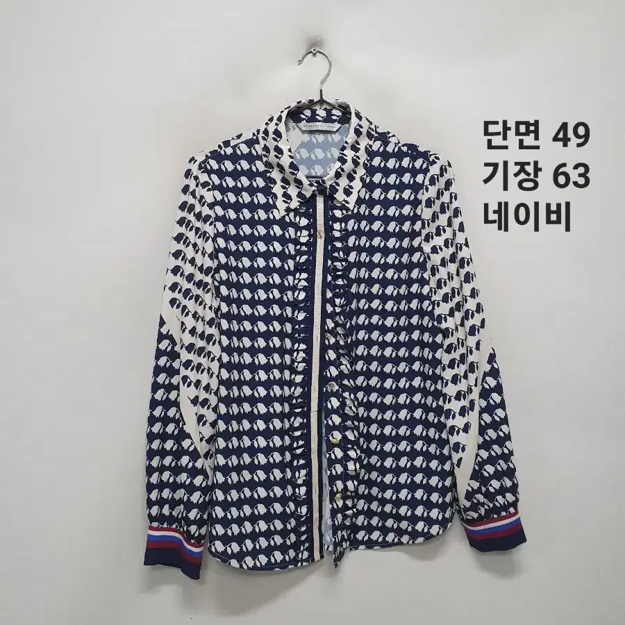 레니본 블라우스