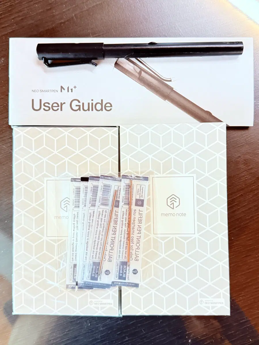 네오 스마트펜 M1+ 블랙 + 리필심 5개 + 사용자 설명서+메모장