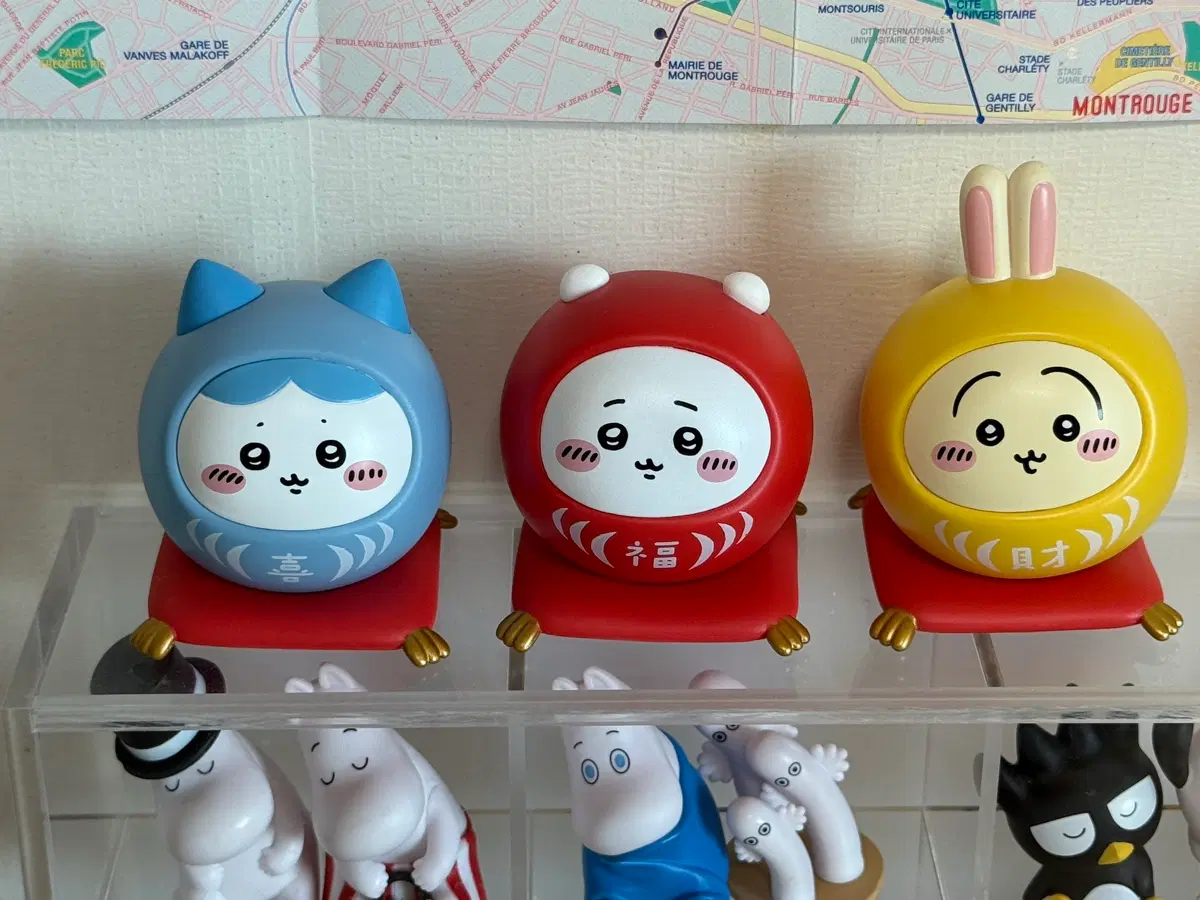 먼작귀 치이카와 달마 피규어 일괄