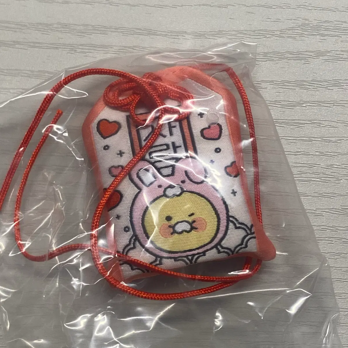 카카오프렌즈 춘식이 오마모리 부적 가챠 사랑