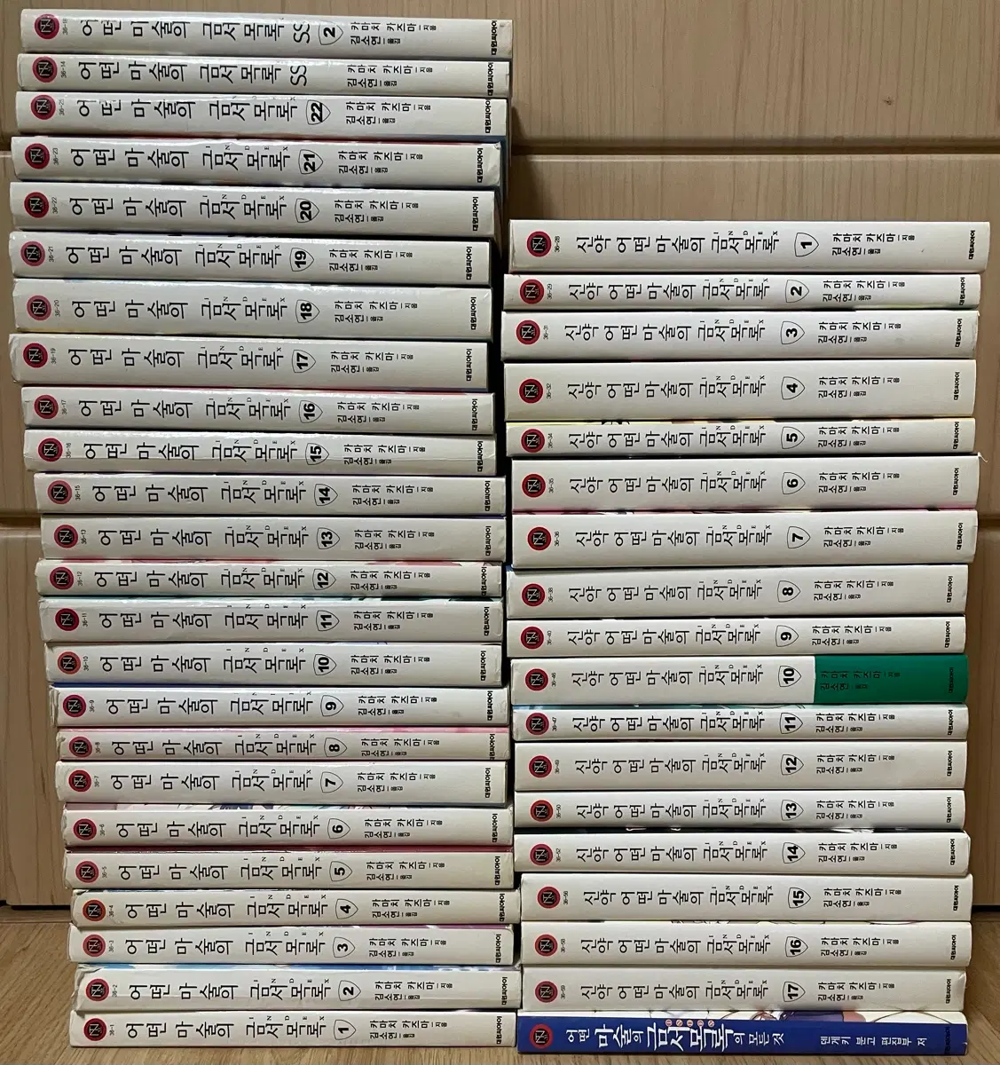 어떤마술의 금서목록 총42권 팜 라이트노벨