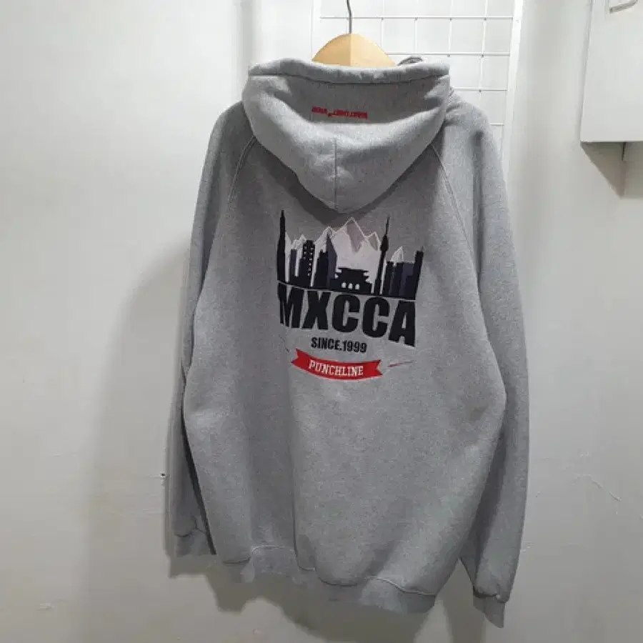 MXCCA 빈티지 프린팅 후드 (XL~2XL)#1027M