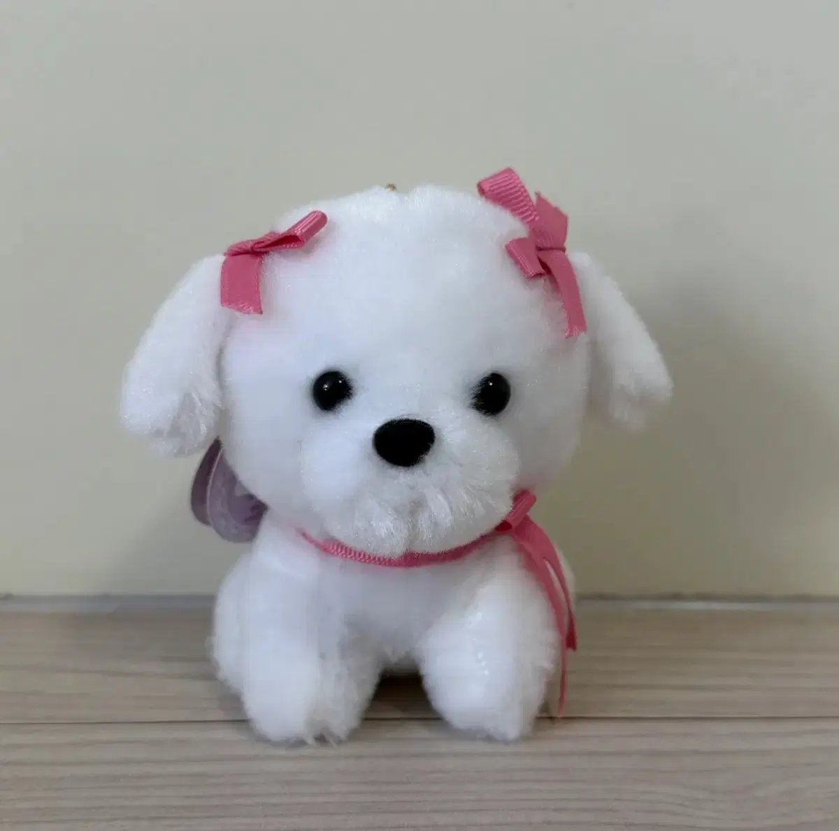 러블리퍼피 슈가 말티즈 강아지 인형 키링
