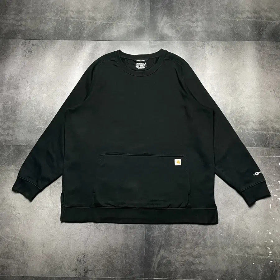 CARHARTT 칼하트Force 포켓 기모 블랙 맨투맨 A01597
