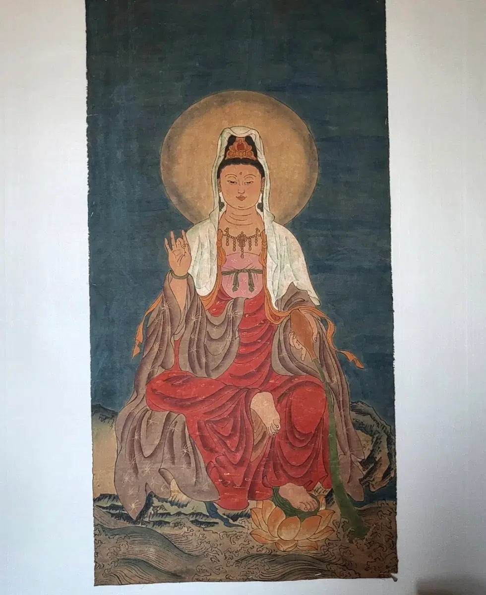 희귀 골동품 수월관음도