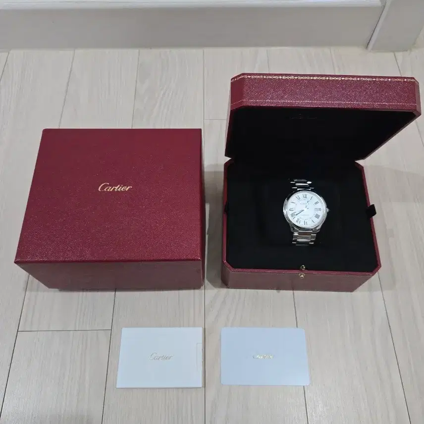 까르띠에 롱드머스트 40mm 오토매틱 시계 사진 7