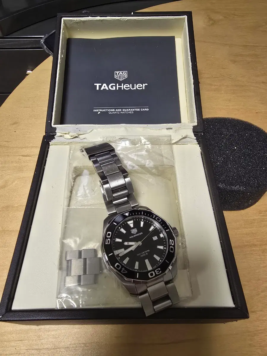 [정품] 태그호이어 아쿠아레이서 300 쿼츠 43mm